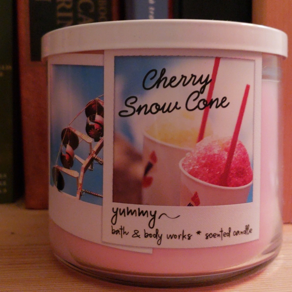 Cherry Snow Cone Candle